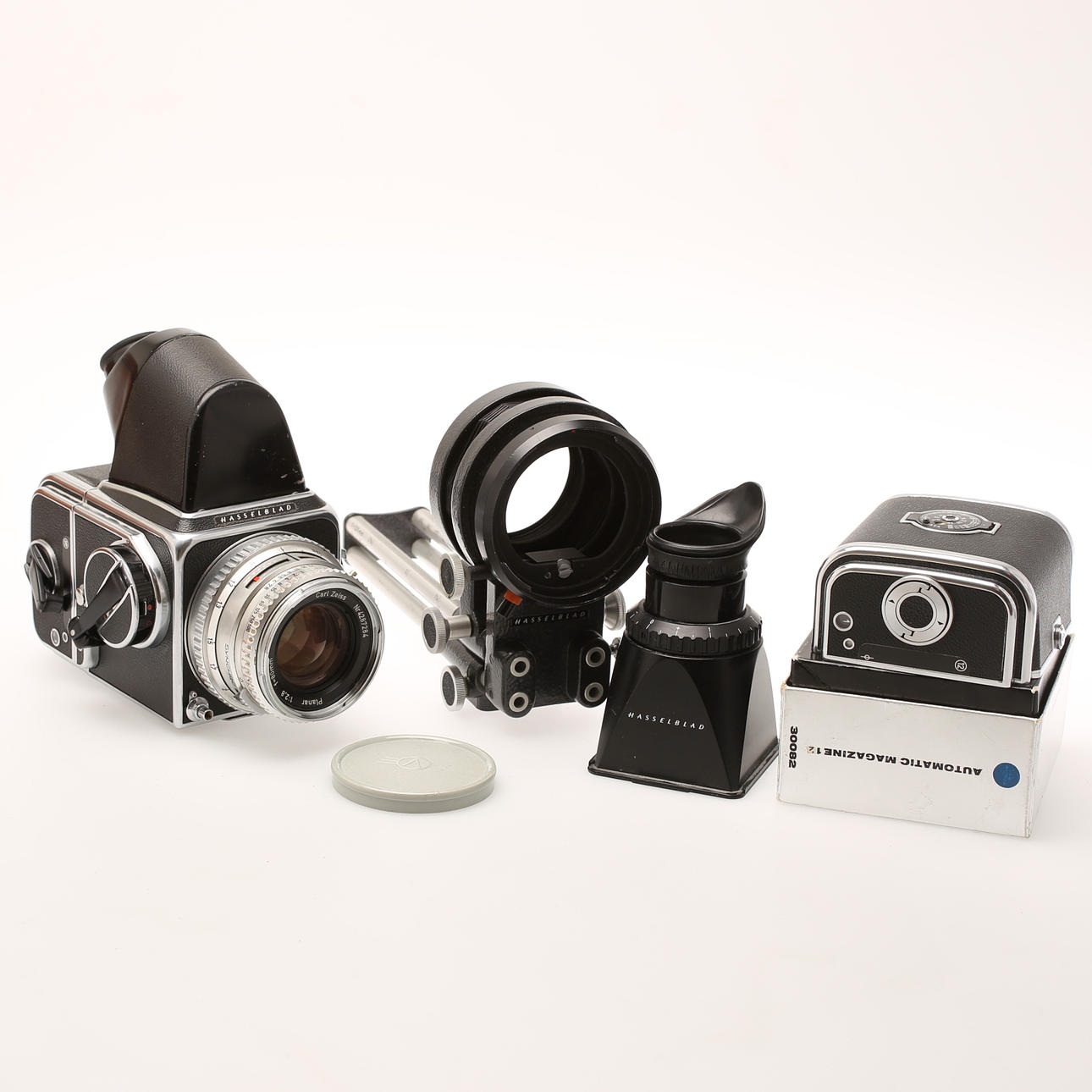 KAMERA, Hasselblad, TU 72580 med tillbehör.