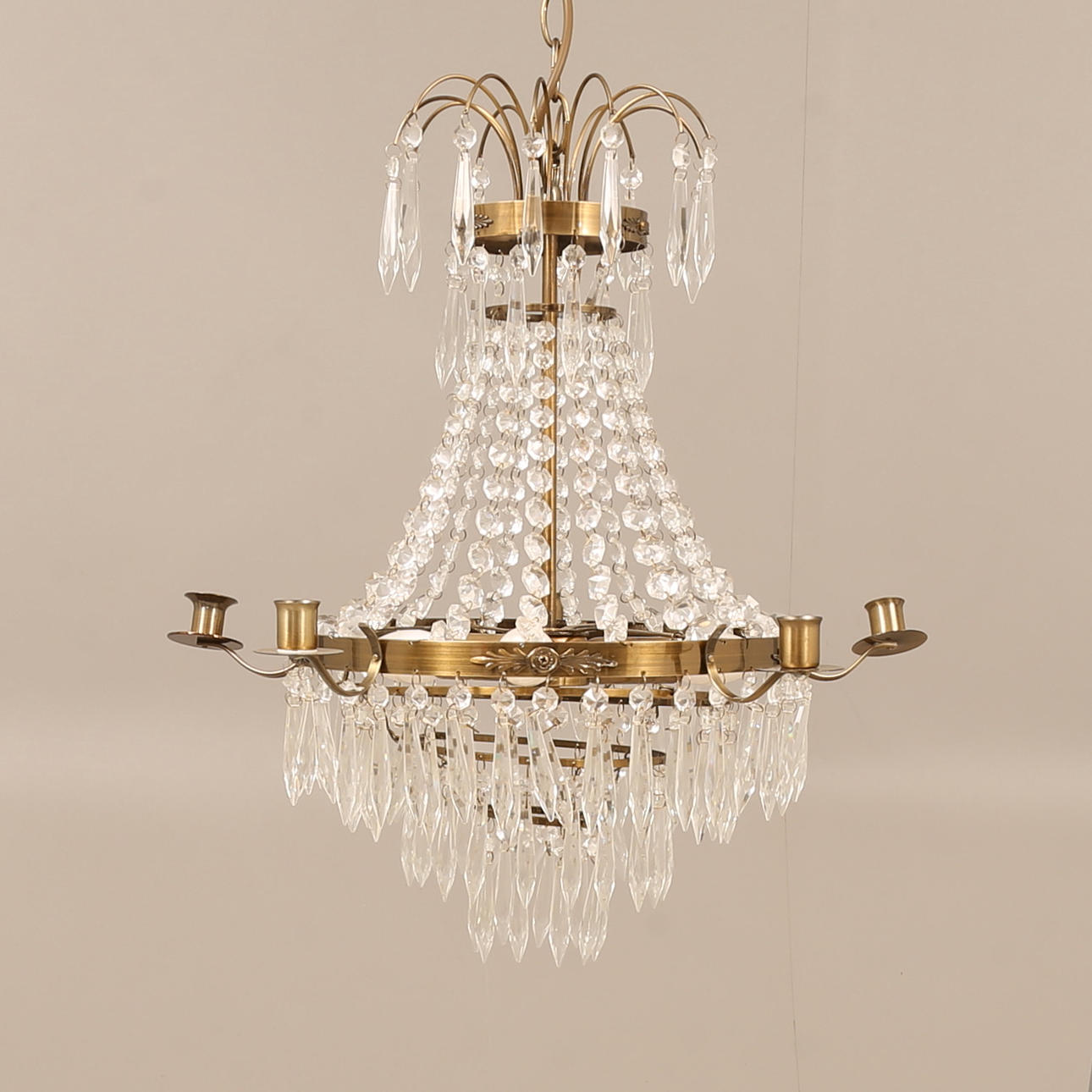 LJUSKRONA, empirestil, 1900-tal.