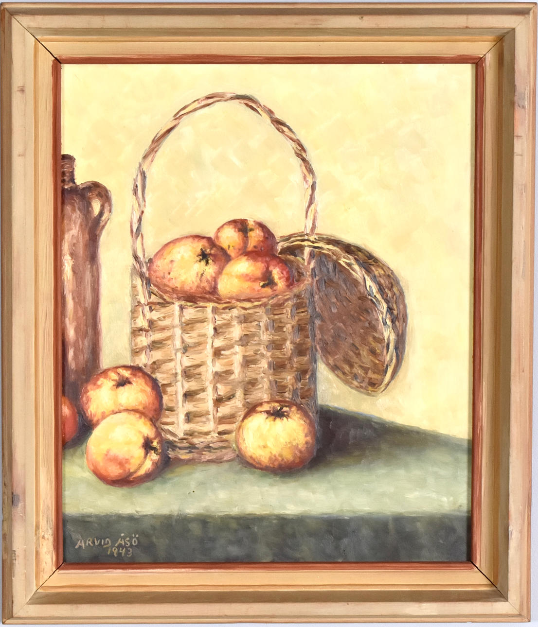 ARVID ÅSÖ. Oil on the forehead.