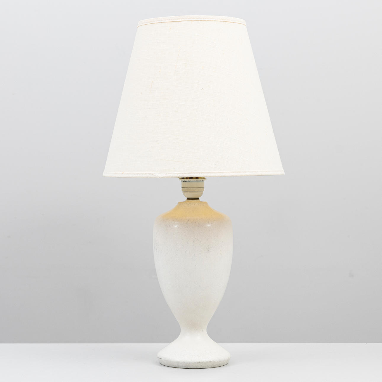 A table lamp, Rörstrand, glazed stoneware, signed, 1950s.