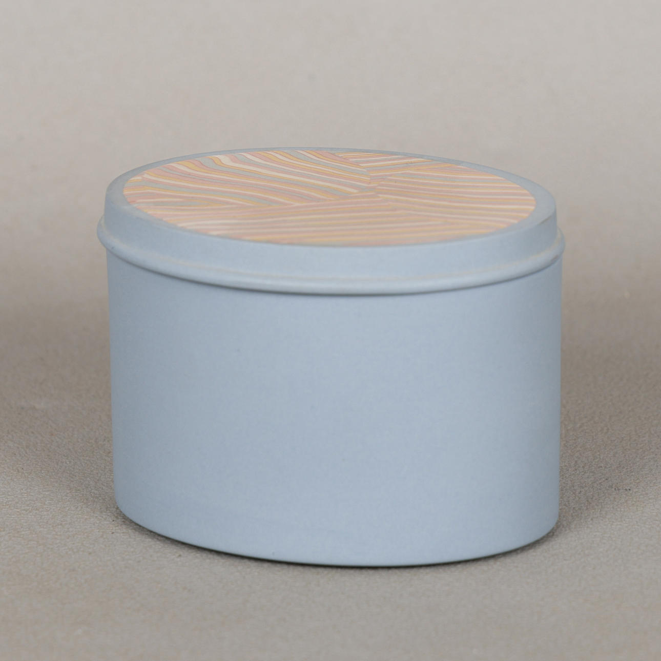 JOHN CLAPPISON FOR HORNSEA, STRATA POTTERY BOX.