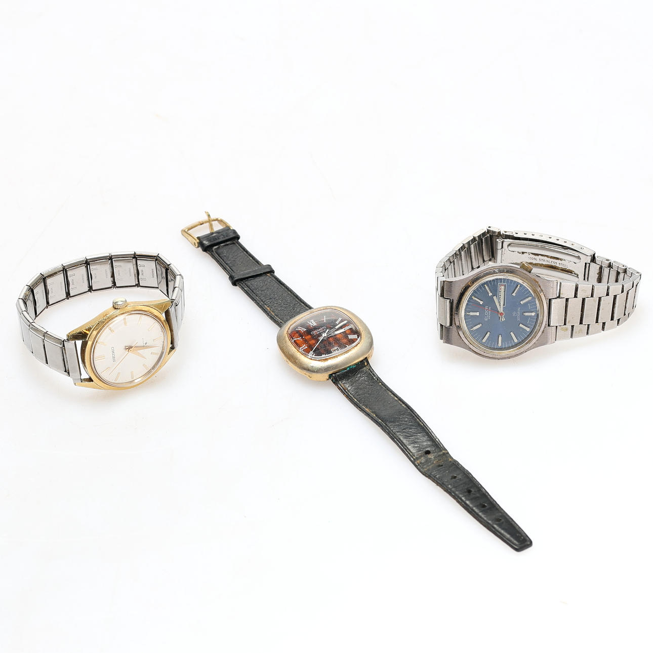 ARMBANDSUR. 3 st, Eldor, Seiko, Esperanto Jewels.