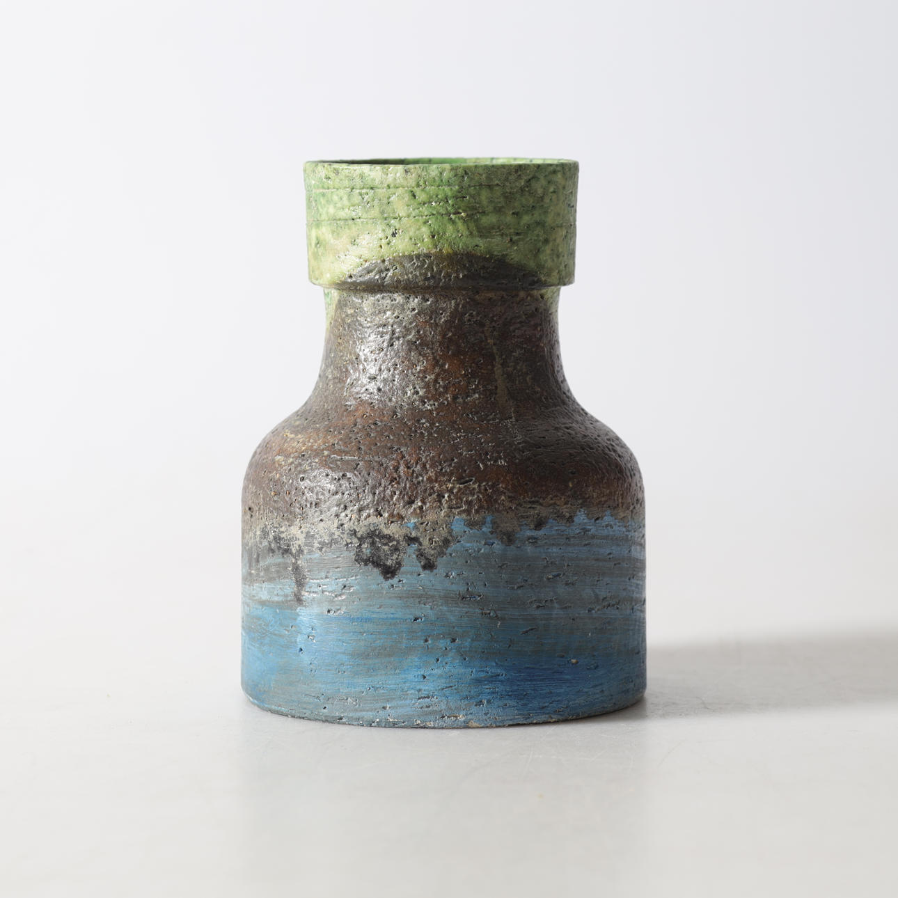 MARCELLO FANTONI. vase, earthenware, Italy, signed.