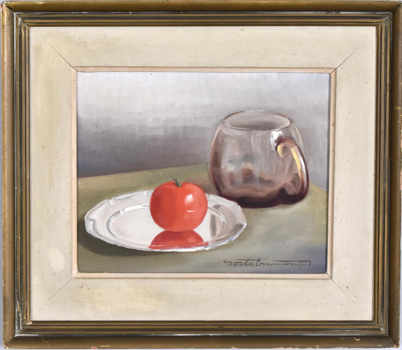 GÖSTA EMMING. Olja på duk.