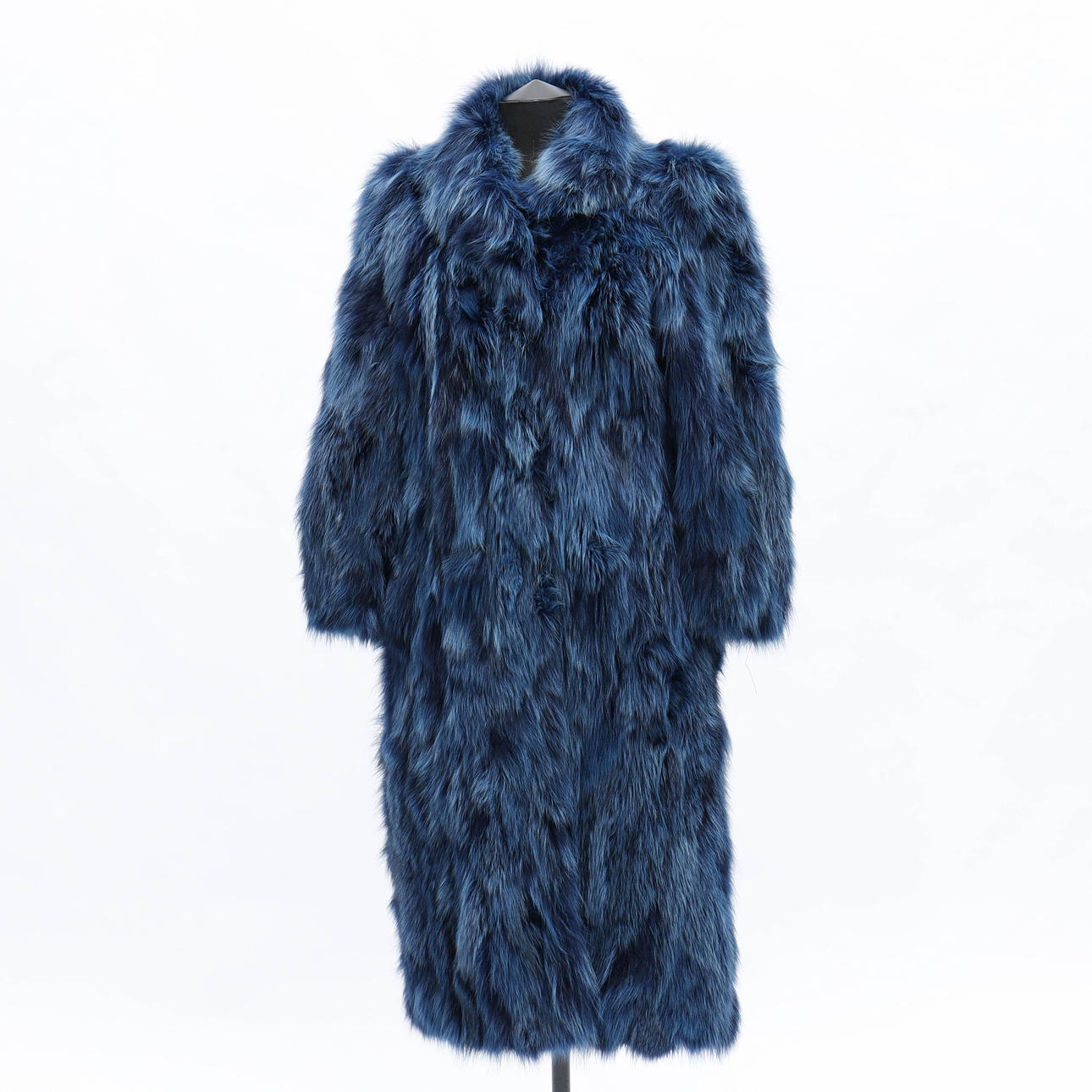 PÄLSKAPPA, dam, infärgad blåräv, 1985, Göteborg.