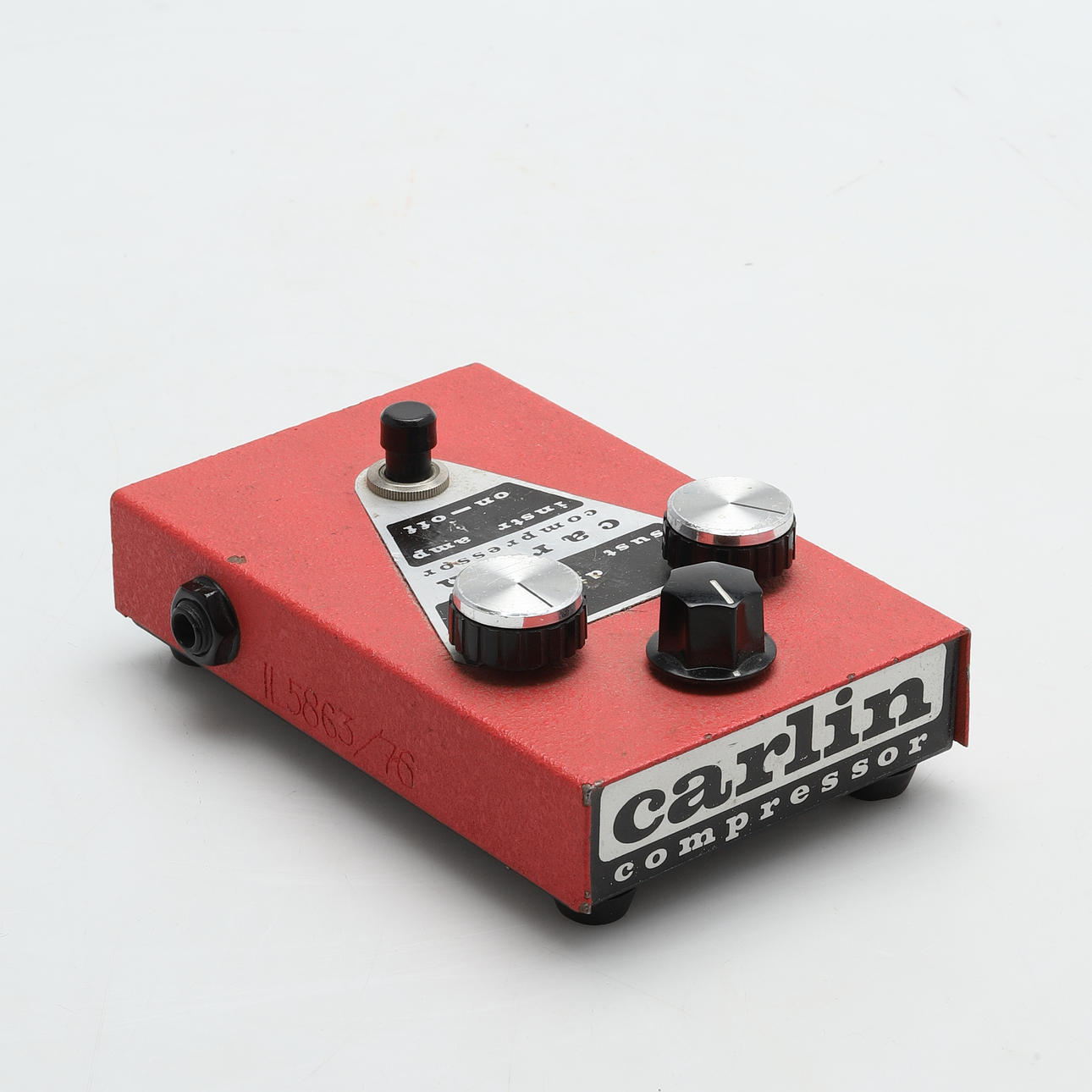 EFFECT PEDAL, for electric guitar, Carlin Compressor.
