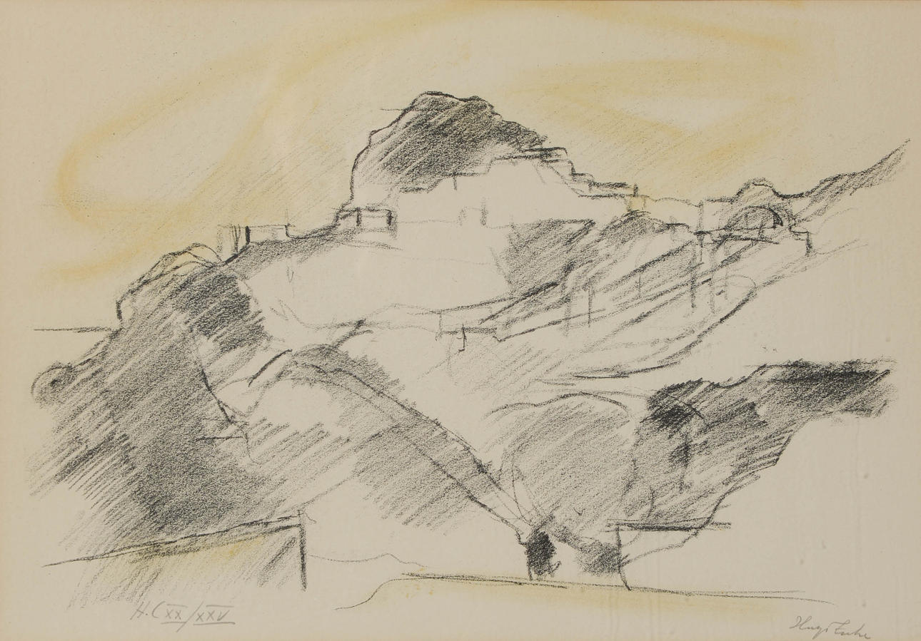 HUGO ZUHR. Lithograph, signed and numbered.