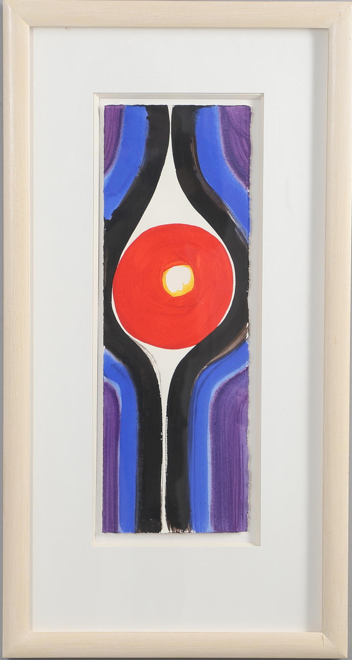 PATRICK J. JONES (B. 1948). 'BLUE / BLACK / RED'.