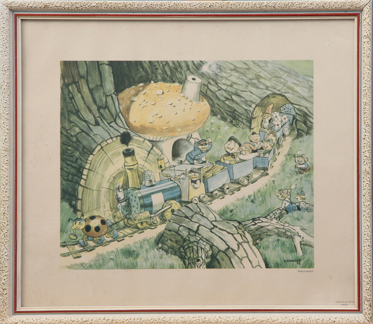 REPRODUCTION PRINT, after Einar Norelius.