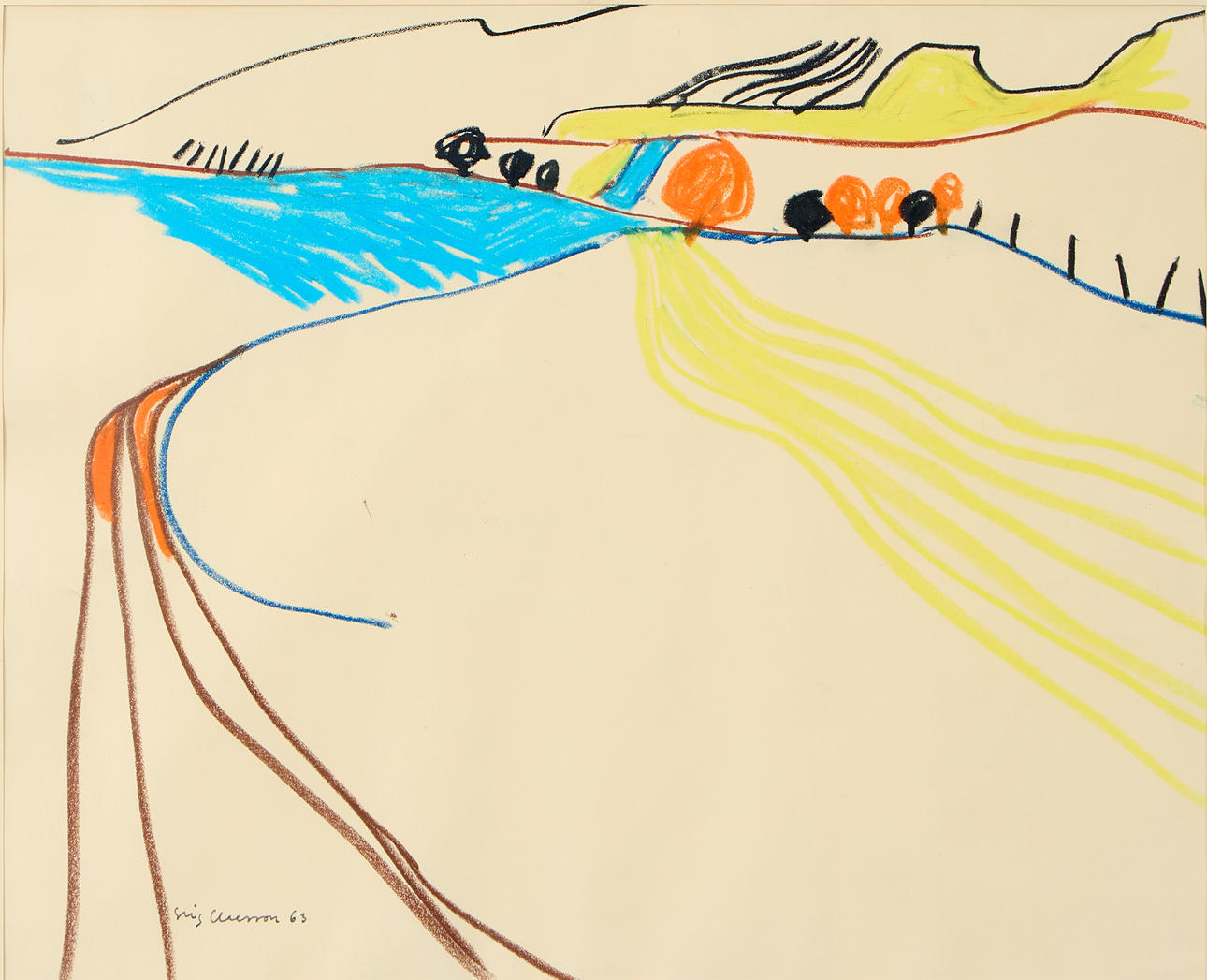 STIG (SLAS) CLAESSON. “Skånesommar”.