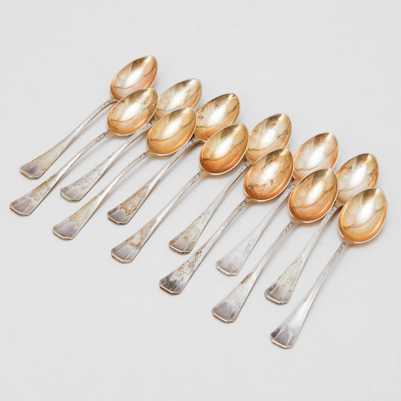 TESKEDAR, 12 st, silver, vikt ca 120 gram.