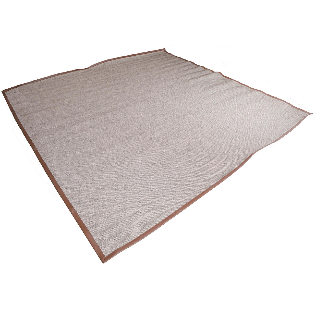 HERRINGBONE PATTERN RUG.