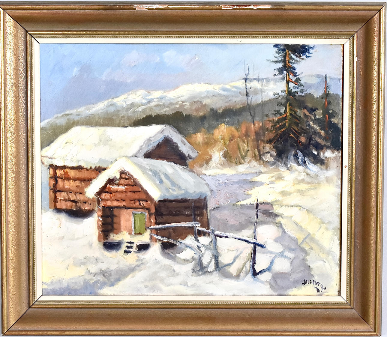 OIDENTIFIERAD KONSTNÄR. Oil on canvas.