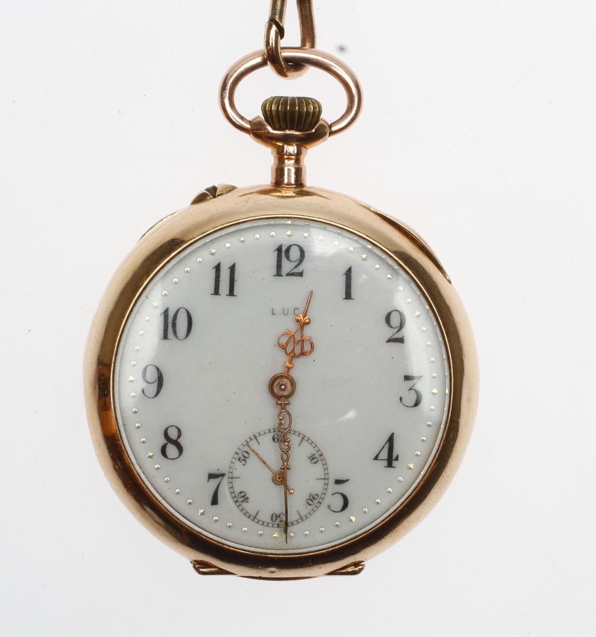 MORMORSUR, 14k, guld, L.U.C. 1900-tal.