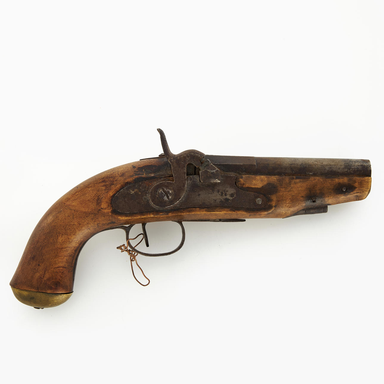 SLAGLOCK PISTOL, mid 19th century.