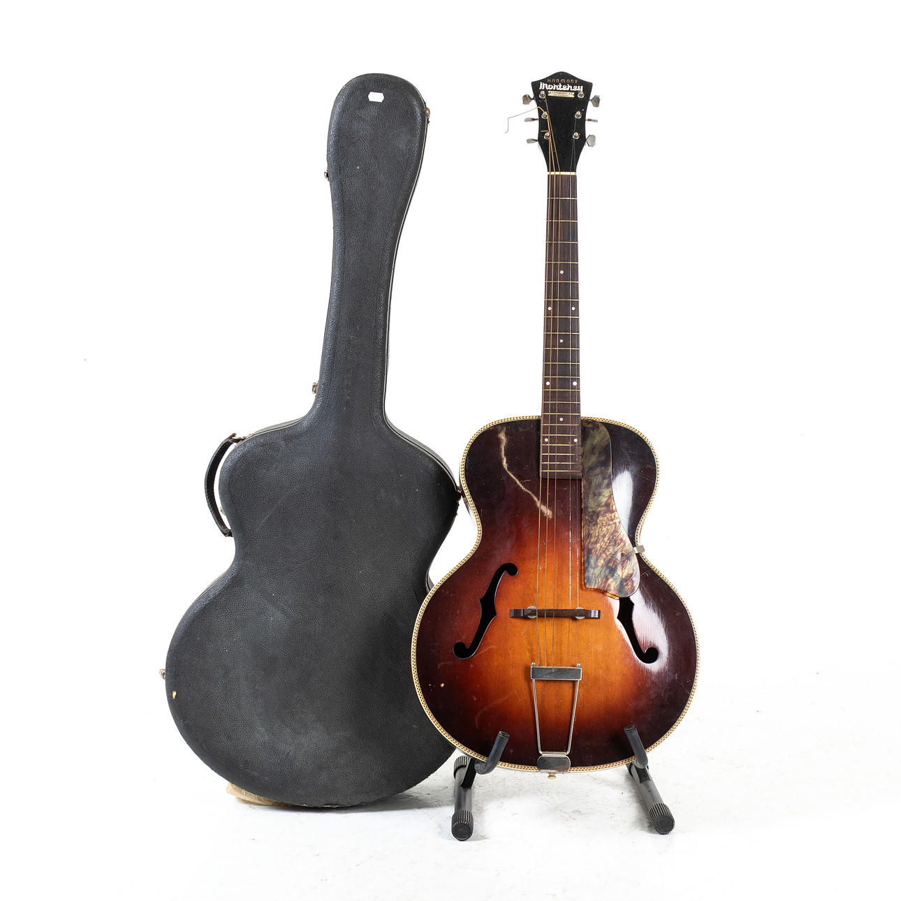 GITARR, med case, Monterey Harmony, made in USA.