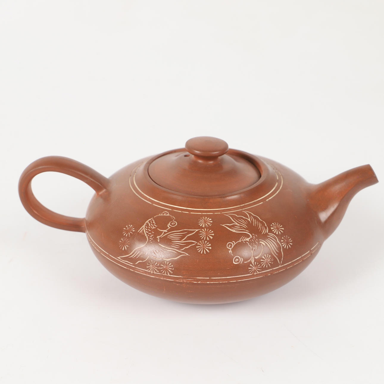 TEAPOT, earthenware, Yixing, China.