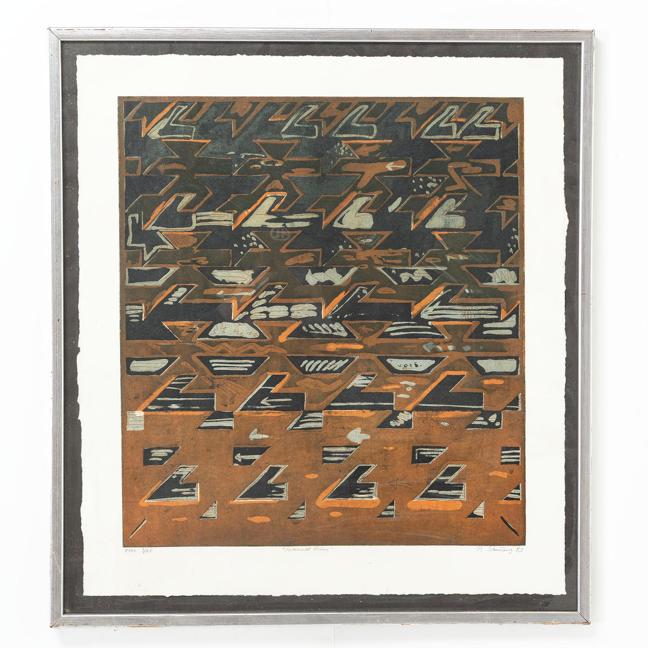 PETER STERNUNG. etching, signed and numbered 1/25.