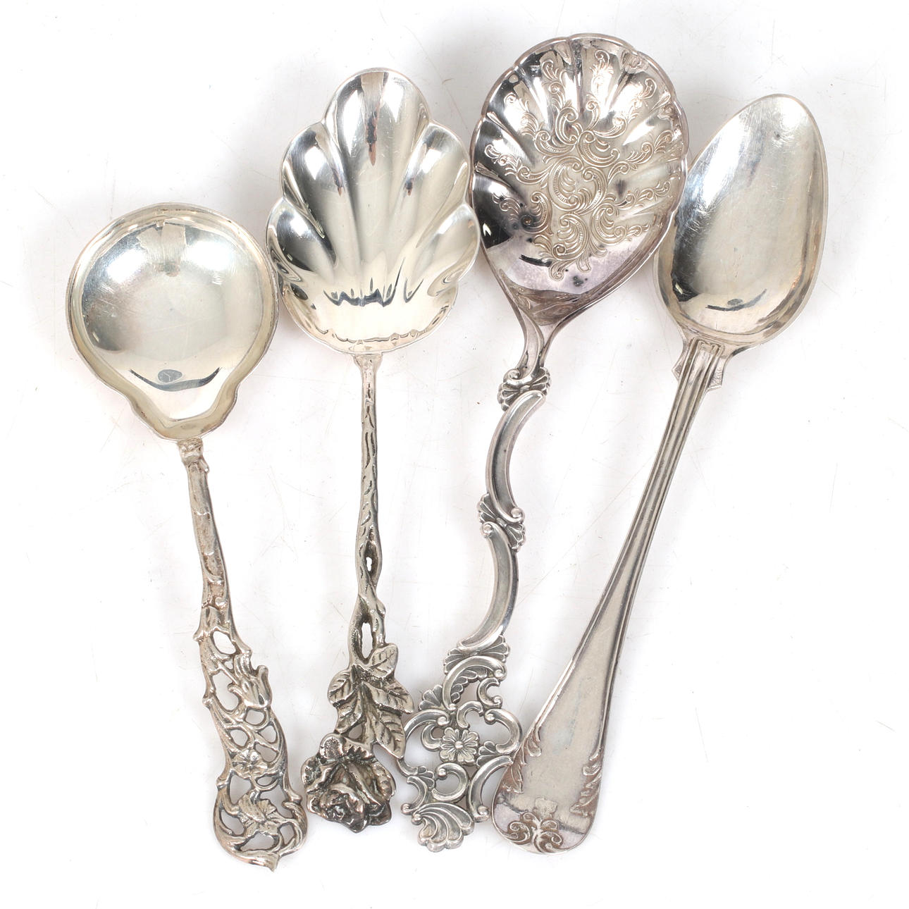 SKEDAR, 4 st, silver, 1900-tal.