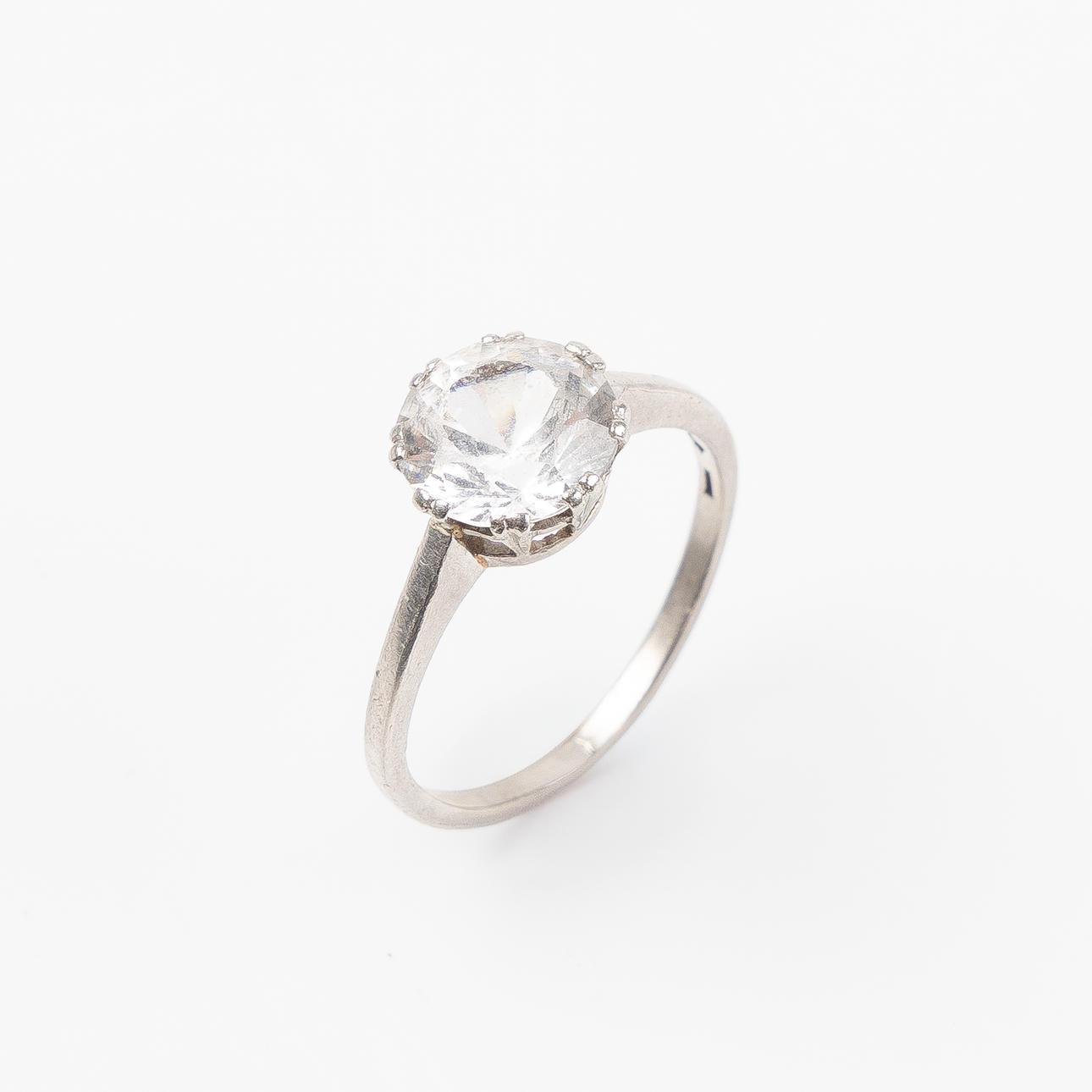 RING, 18K white gold.