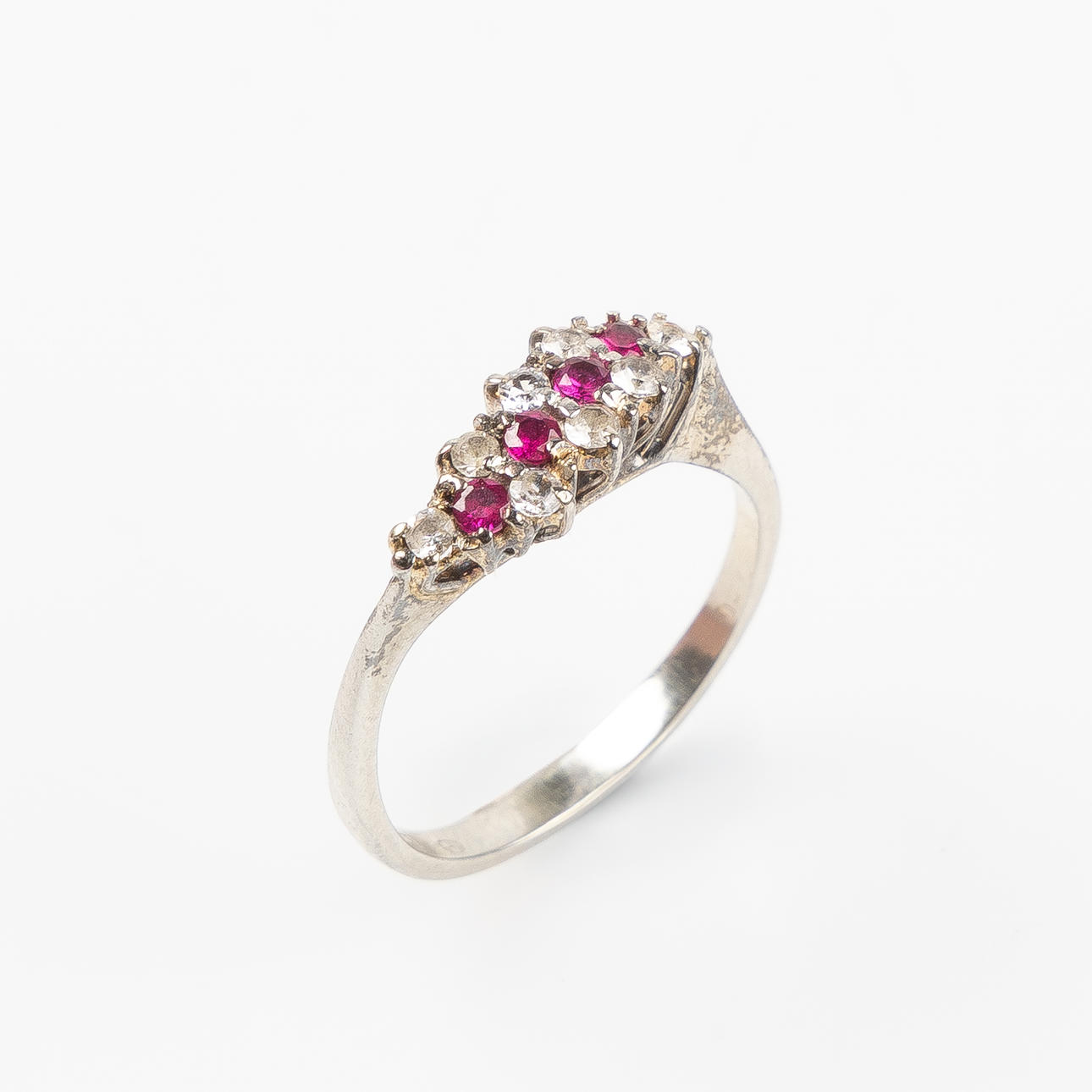 RING, 18K white gold.