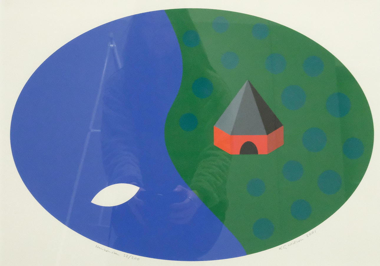 KARL-GUSTAF NILSON. LITOGRAFI. "HEMKOMSTEN". 2001.