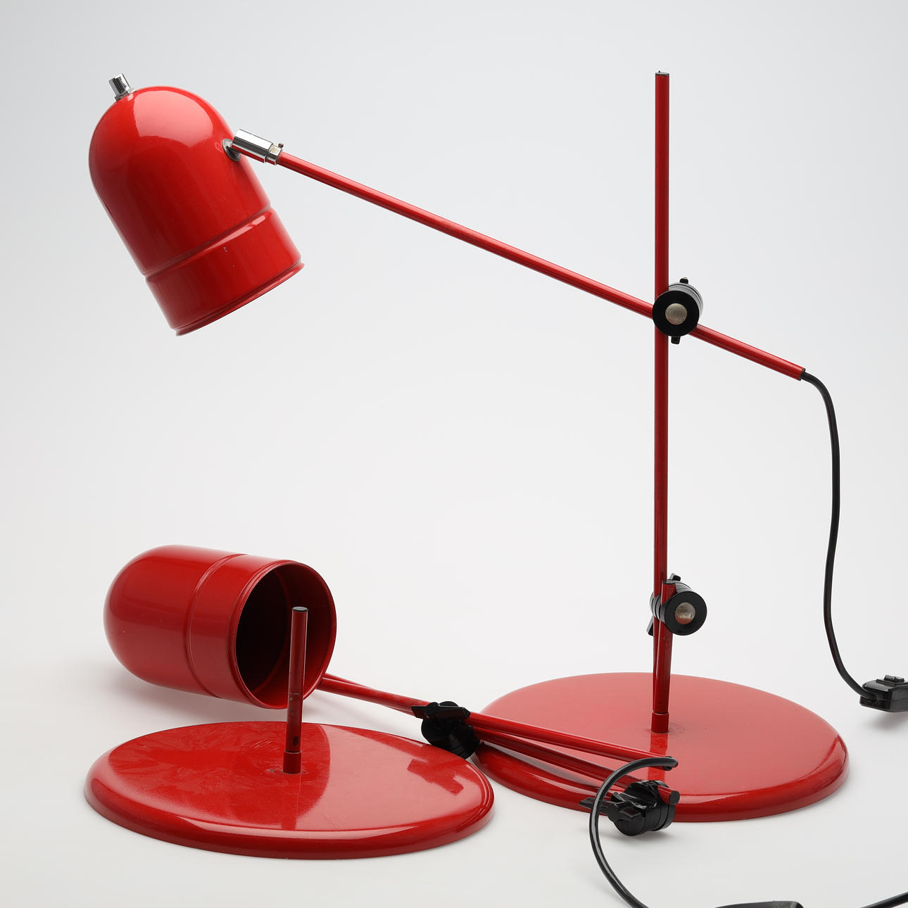 BORDSLAMPOR 2 st metall.