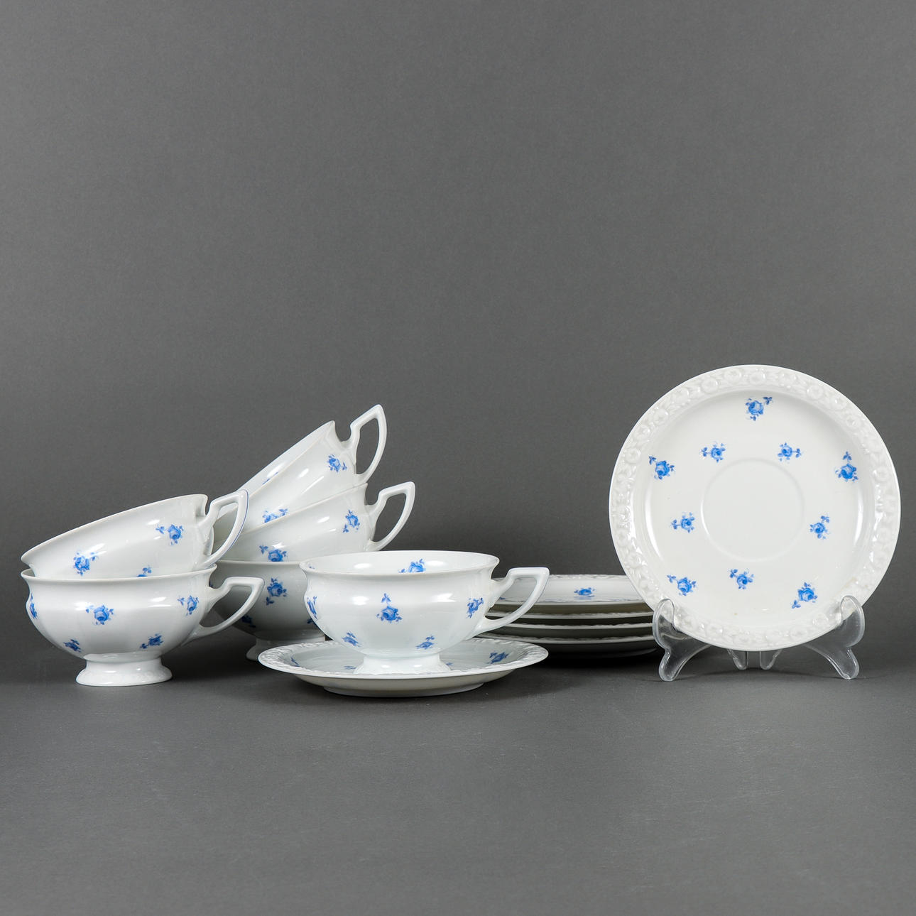 TEKOPPAR 6 stycken, Rosenthal Maria.