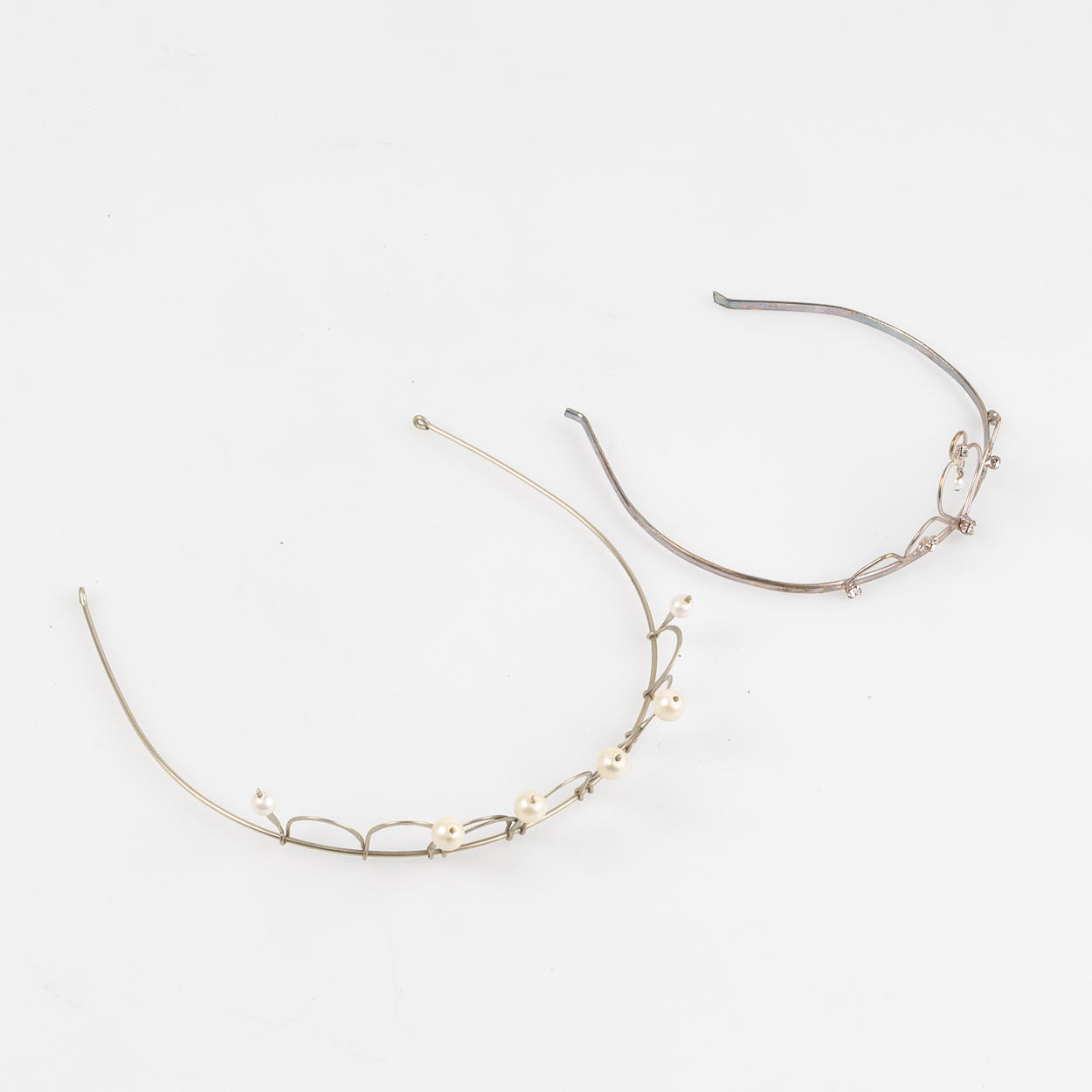 DIADEM, 2 stycken, nysilver.