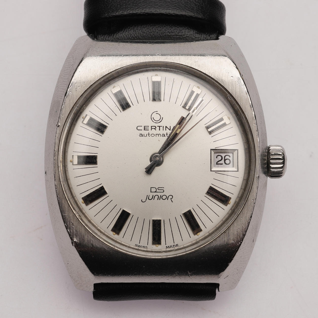 ARMBANDSUR, Certina, "DS Junior," stål, automatic, 1900-talets andra hälft.