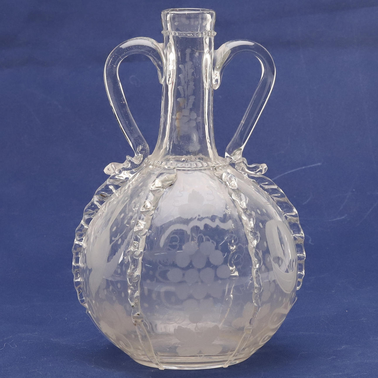 A BAROQUE BOTTLE OR DECANTER, Holland.