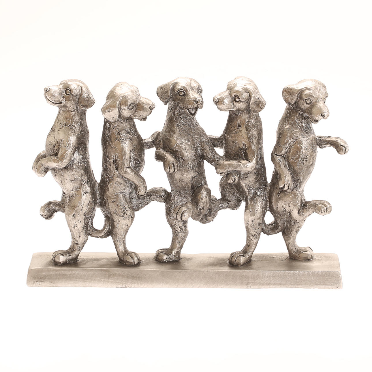 SKULPTUR, hundar, polystone, nutida.