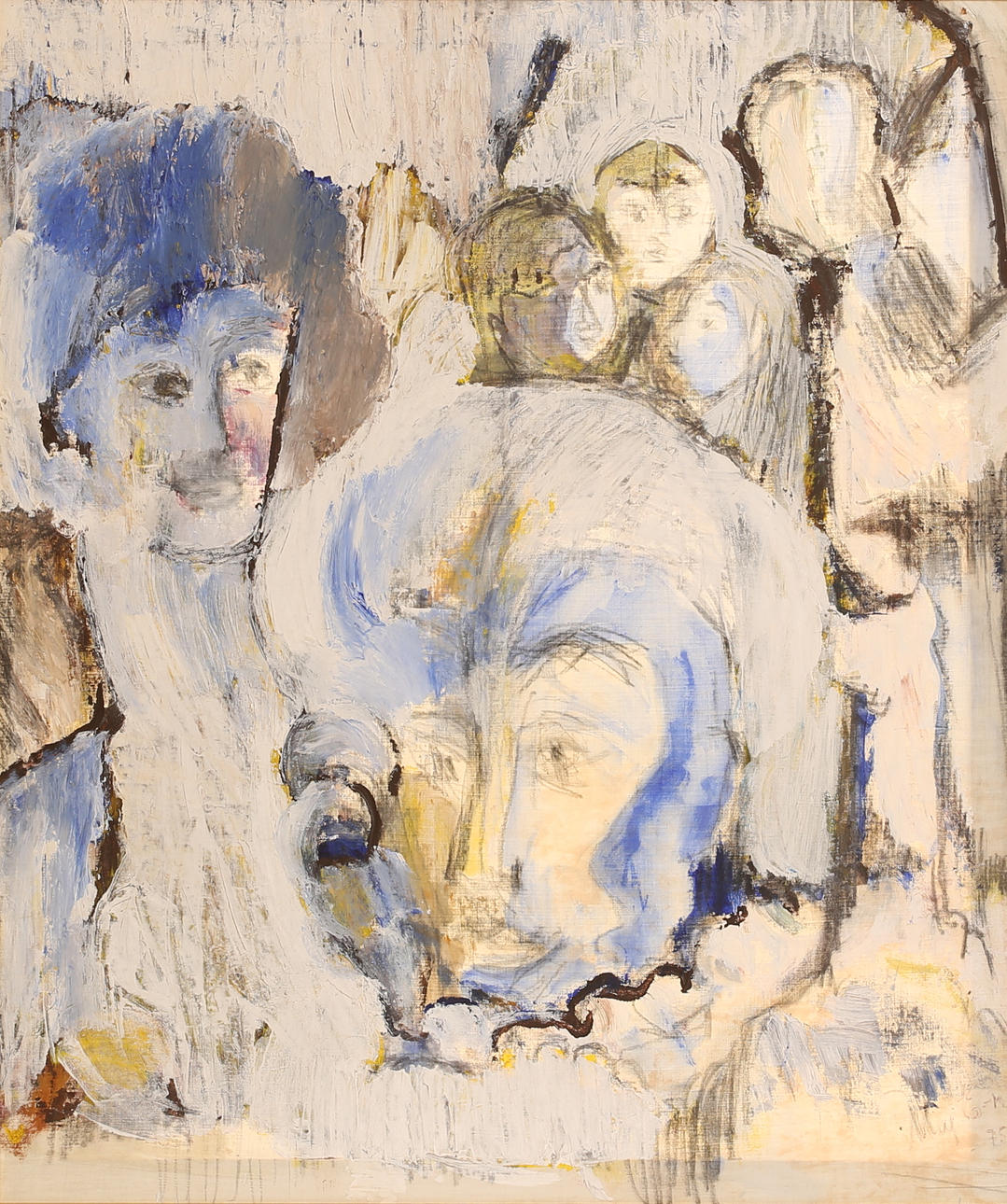 MAJ ENDERSTEIN. Oil on canvas, composition, signed.