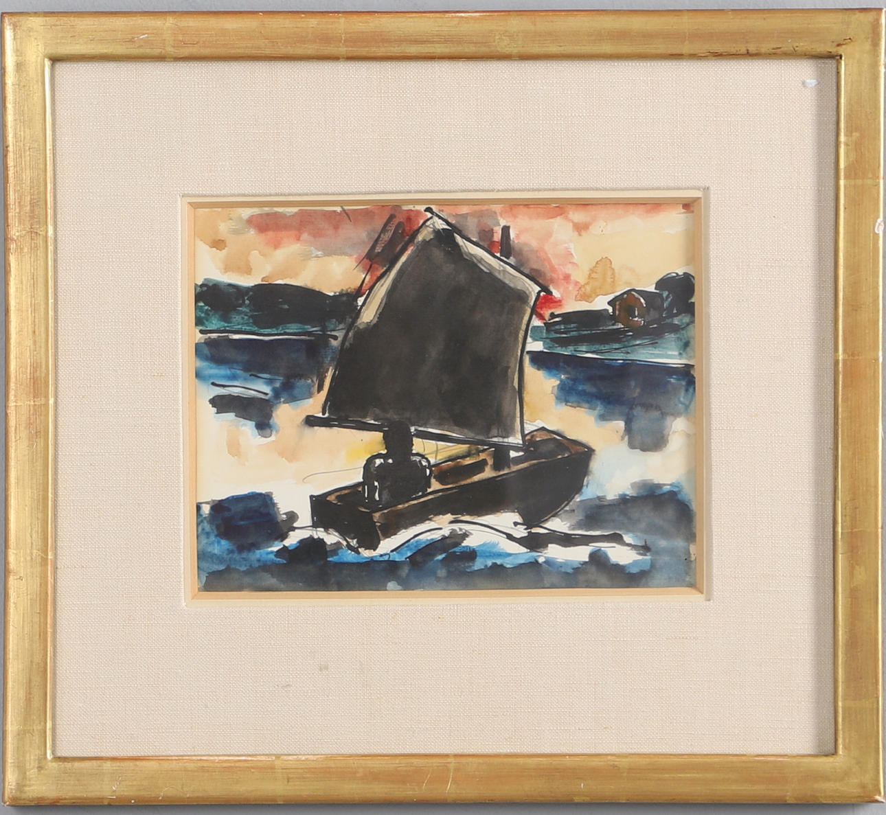 JOSEF HERMAN (1911-2000). 'SAILING'.