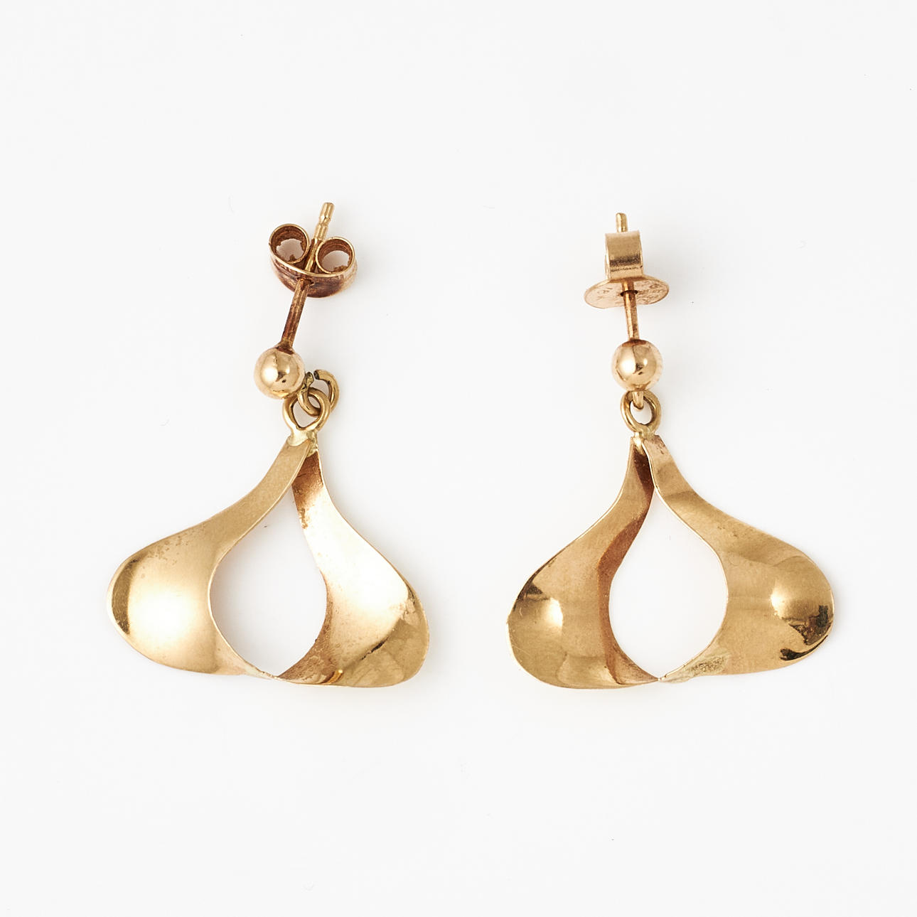 ÖRHÄNGEN, 1 par, 18 k guld.