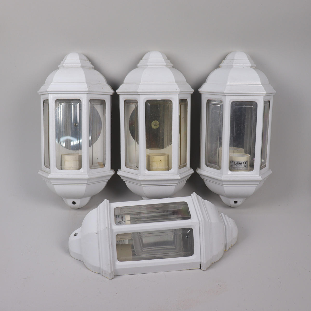 FACADE LIGHTING, wall lights, Pel, Italy, 4 pcs.