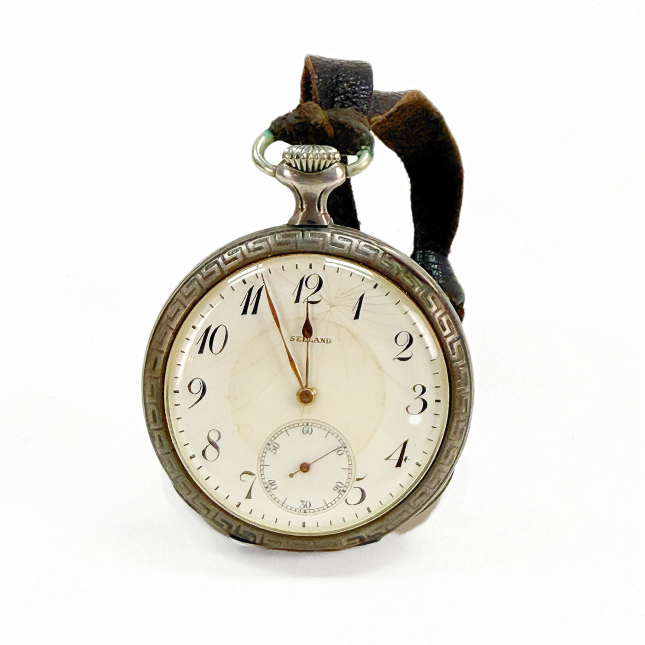 POCKET WATCH - Silver Seeland Watch, Monogram.