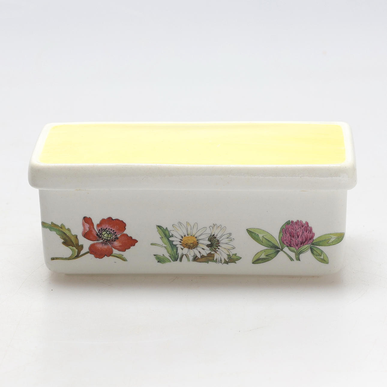 SMÖRASK. Porslin, "Sommar", Gustavsberg.