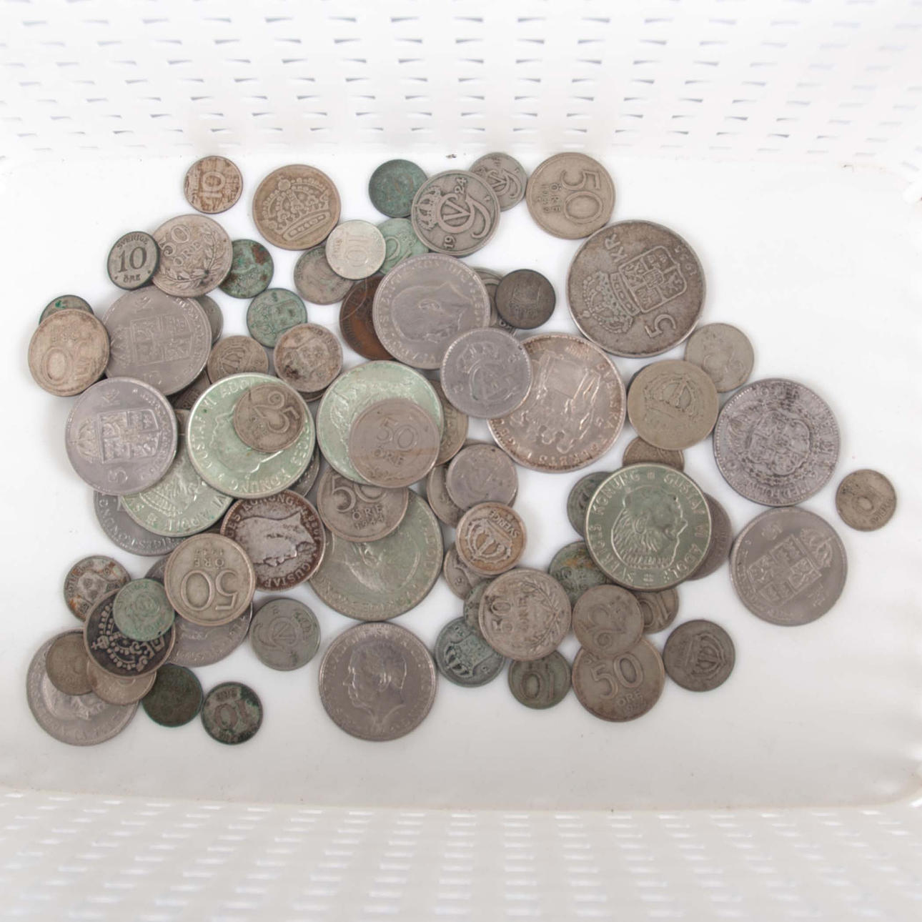 COIN SWEDEN silver approx. 281 grams.