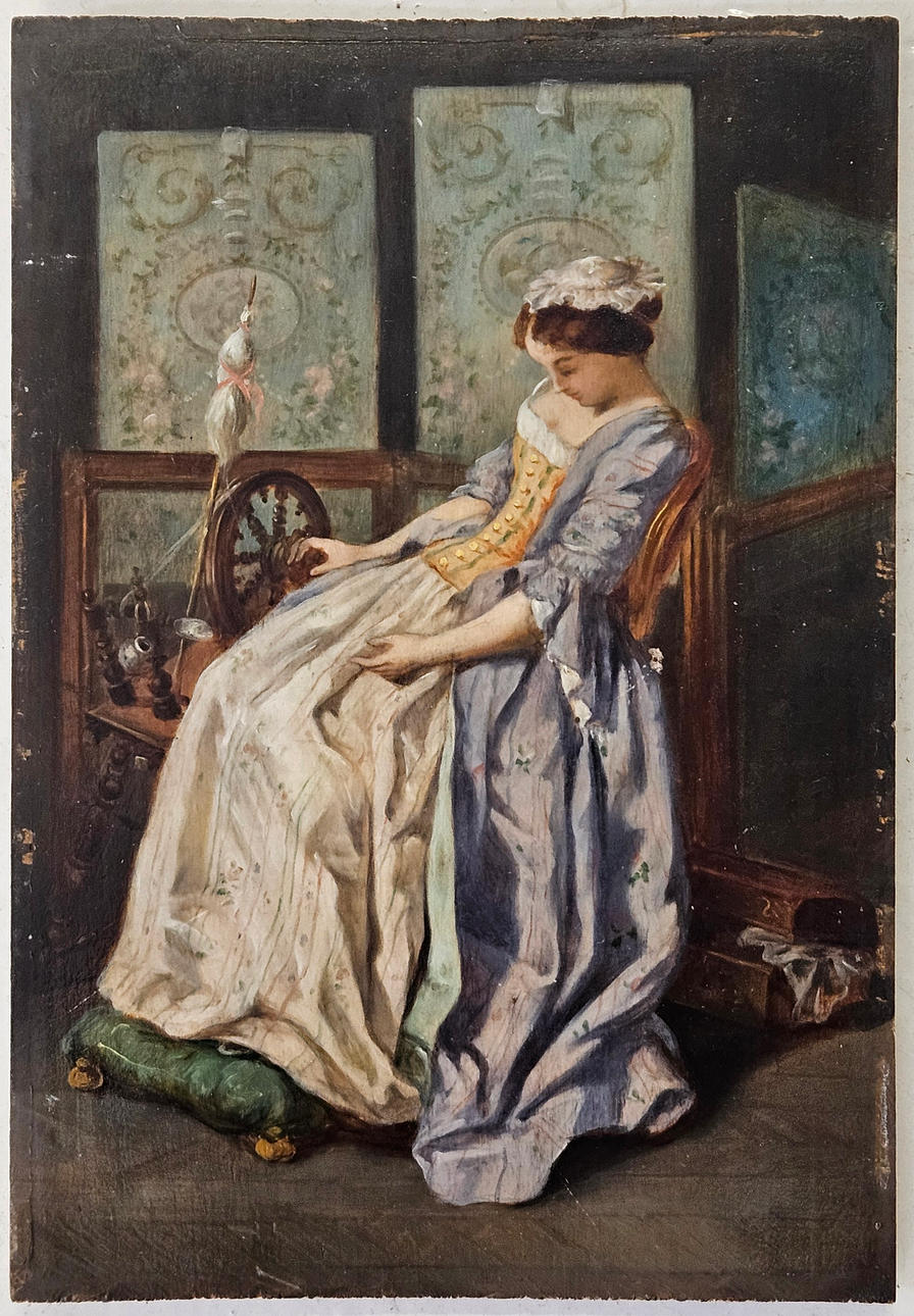 OKÄND KONSTNÄR. Oil on panel, unsigned.