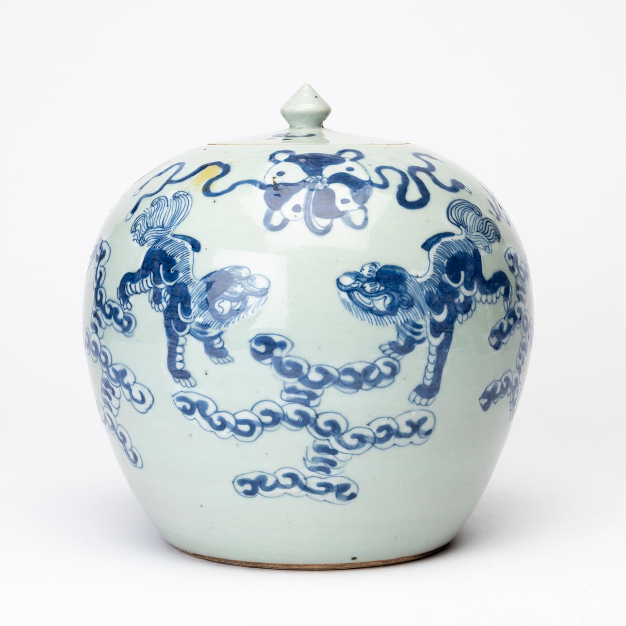 LOCKURNA, porslin, Kina, 1800-tal.