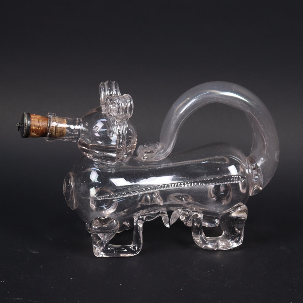 KARAFF, "Fyllehund" i glas.