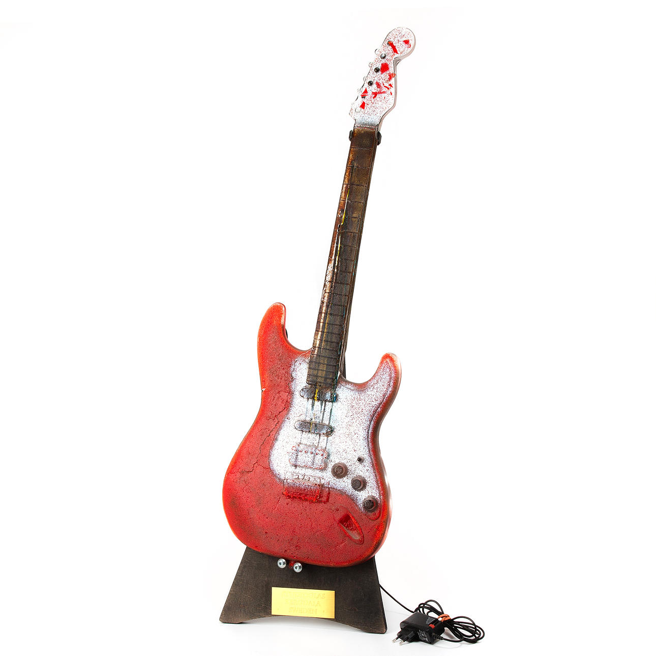 GUITAR. Studio glass, Bergdala, 2010s.
