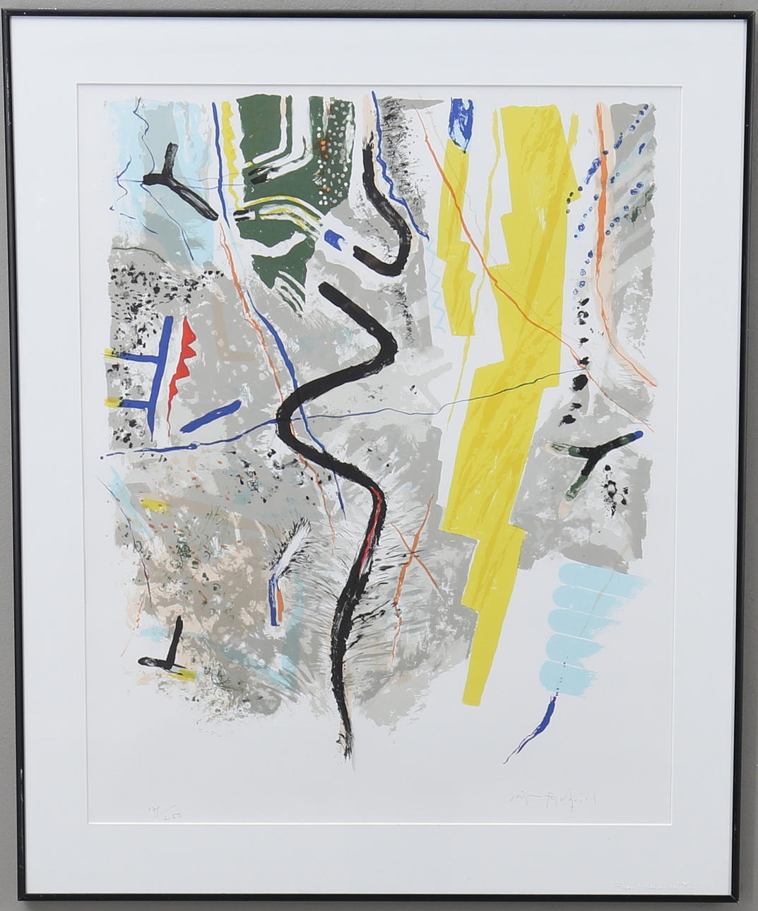 JÖRGEN FOGELQUIST. Färglitografi, signerad samt numrerad 171/250.