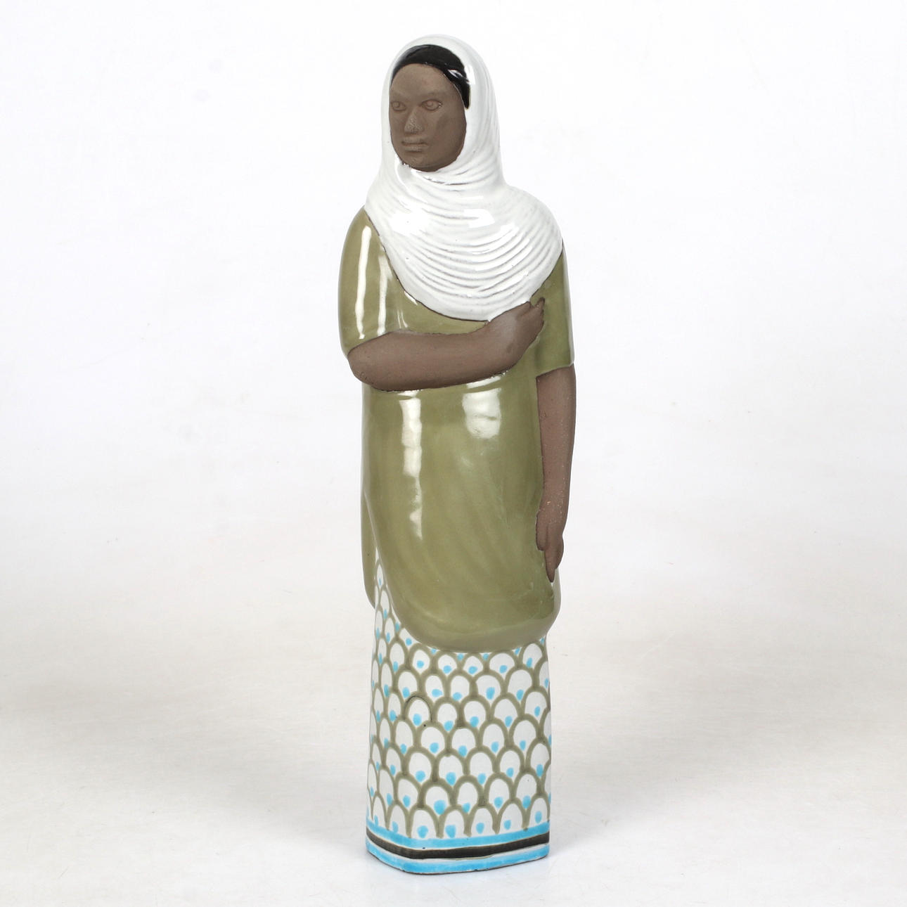 MARI SIMMULSON. Figurin, Kvinna, keramik, Upsala-Ekeby.