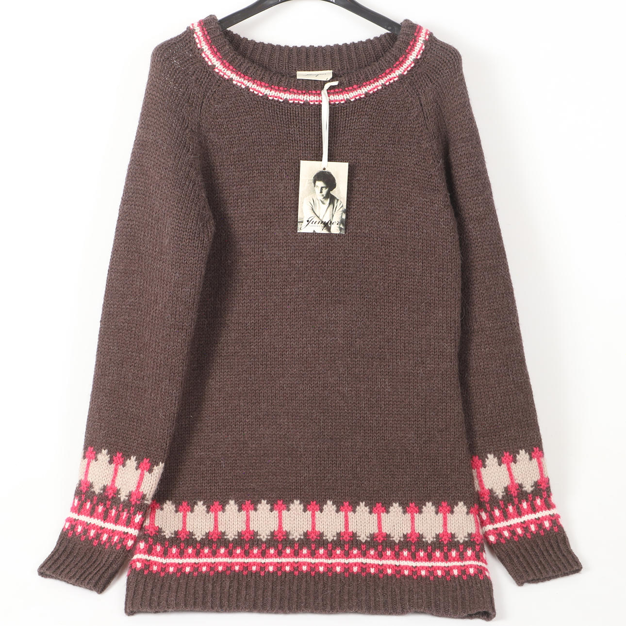 DAMTRÖJA, stickad ull, Jumperfabriken.