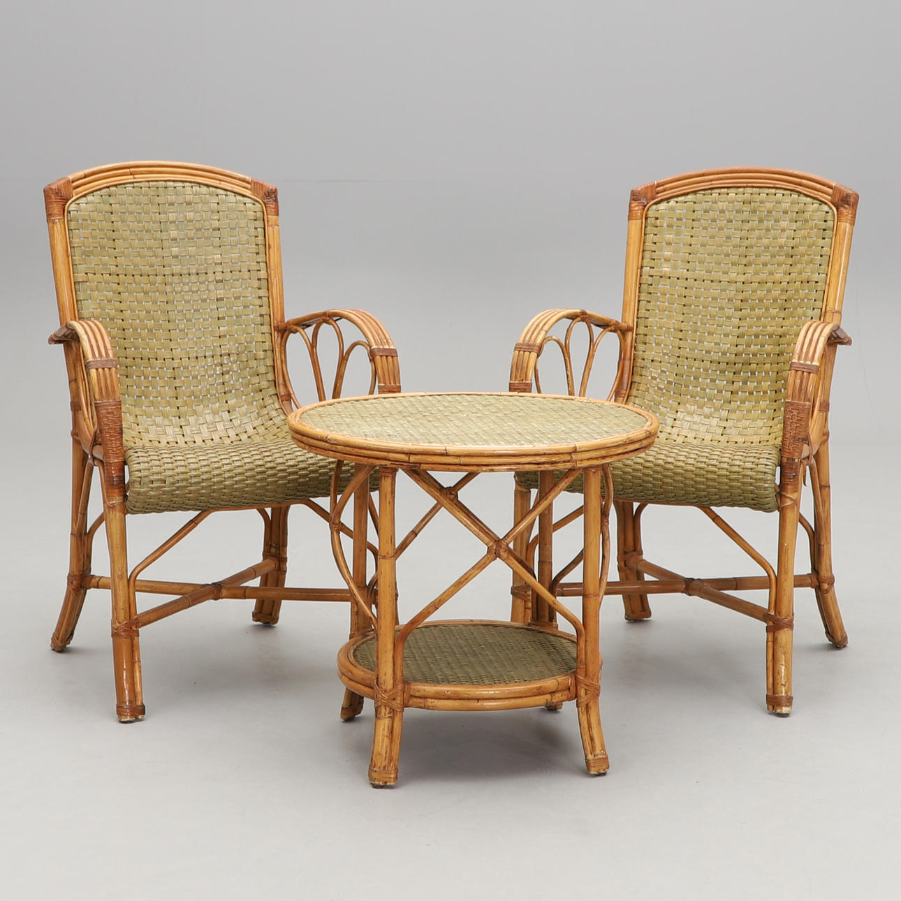 TRÄDGÅRDSMÖBLER, 2+1 delar, 1900-talets slut.