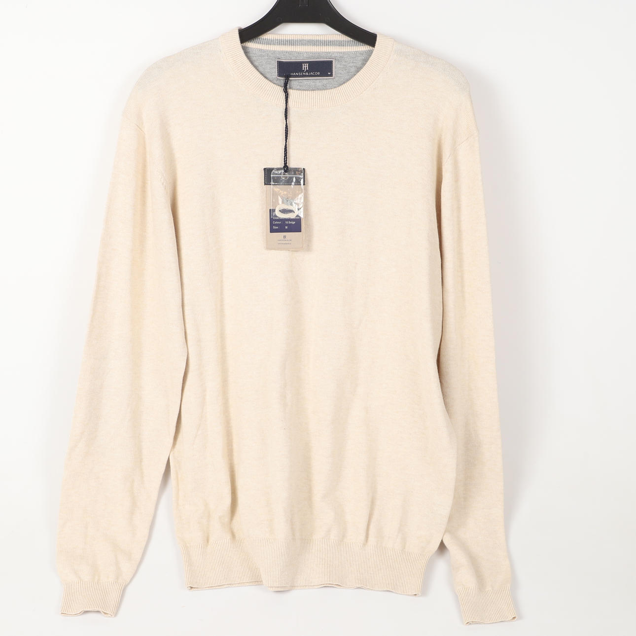 SWEATER, men's model, cotton, Hansen & Jacob.