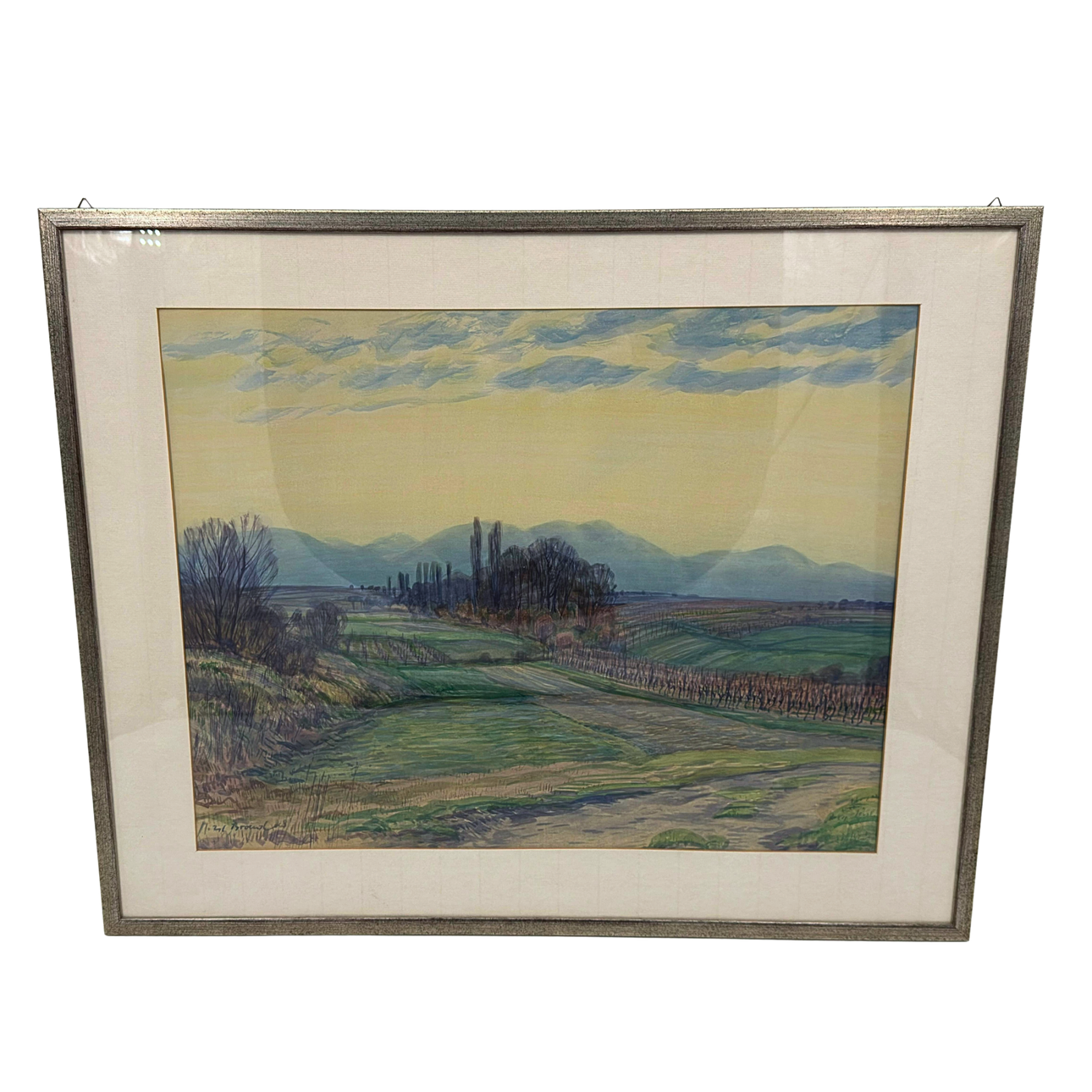LANDSCAPE PAINTING, SIGNED.