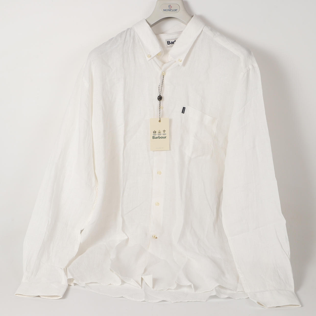 MEN'S SHIRT, linen, Barbour.